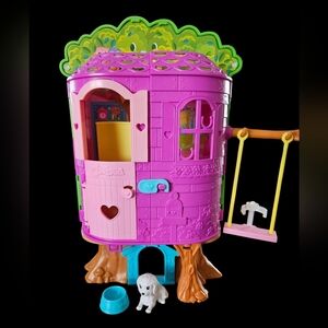 Barbie - Chelsea's Treehouse Pink And Purple With Accessories